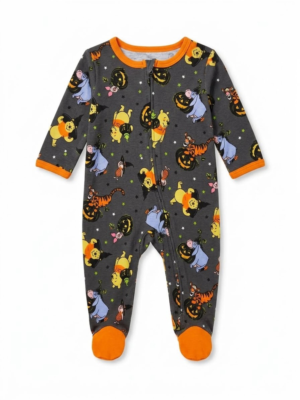 Disney Baby Winnie the Pooh Halloween Footed Sleeper 0-3M